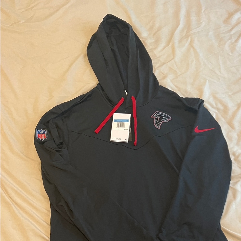 Nike Atlanta Falcons Long Sleeve Hooded Shirt NWT